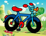 Dibujo Bicicleta con bocina pintado por Henryk