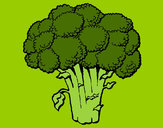 Dibujo Brócoli 1 pintado por 01234
