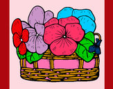 Dibujo Cesta de flores 12 pintado por erika_hl