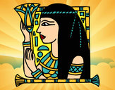 Dibujo Cleopatra pintado por britani1