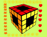 Dibujo Cubo de Rubik pintado por maiquelant