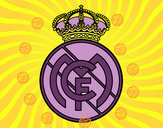 Dibujo Escudo del Real Madrid C.F. pintado por vale4616