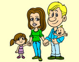 Dibujo Familia feliz pintado por RuthYIYI