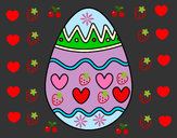Dibujo Huevo con corazones pintado por ANAHIAKD