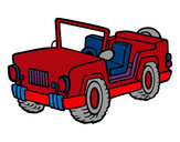 Dibujo Jeep pintado por parleydoo