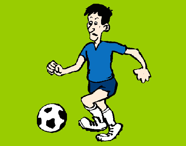 Dibujo Jugador de fútbol pintado por 01234