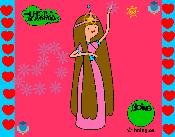 Dibujo La princesa Chicle pintado por cHikiiLoki