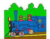 Dibujo Locomotora pintado por tabb