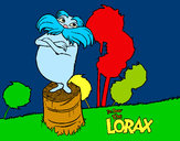 Dibujo Lorax pintado por mirela 