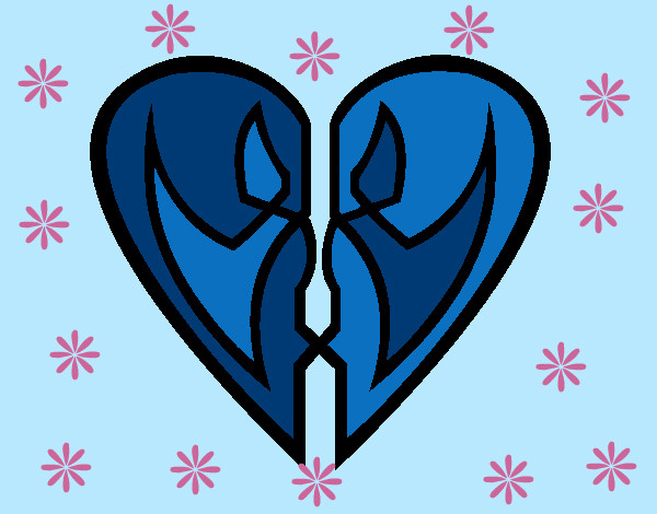 corazon azul