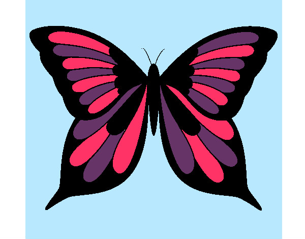 Dibujo Mariposa 8 pintado por saravl