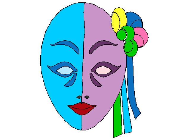 mascara colorida :B