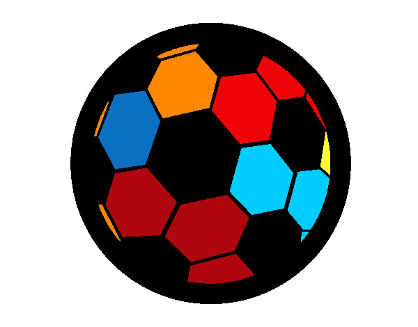 Dibujo Pelota de fútbol III pintado por auxili