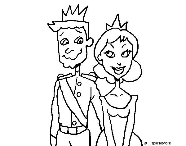 Dibujo Príncipe y princesa pintado por deni_21313