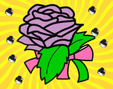 Dibujo Rosa, flor pintado por alondita