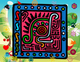 Dibujo Símbolo maya pintado por Costiiiiii