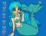 Dibujo Sirena 1 pintado por ulla_d