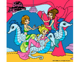 Dibujo Sirenas y caballitos de mar pintado por MariaKiss