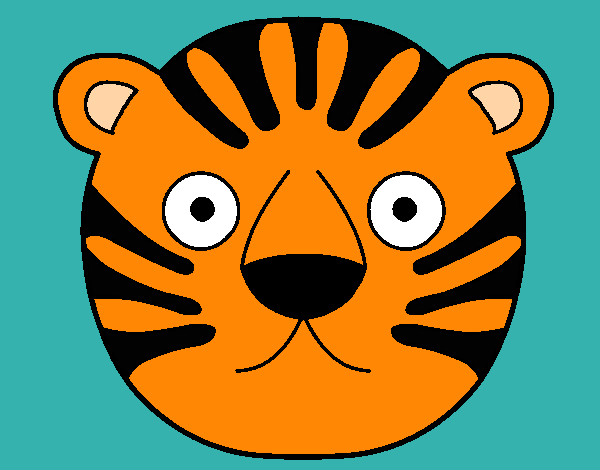 Dibujo Tigre II pintado por cholompa