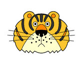 Dibujo Tigre III pintado por pinguinito