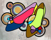 Dibujo Zapatos con lazos pintado por marsanber7