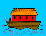 Dibujo Arca de Noe pintado por fgperotti