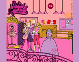 Dibujo Barbie en la tienda pintado por fantasiosa