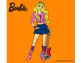 Dibujo Barbie rockera pintado por sharonsita