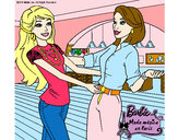 Dibujo Barbie y su amiga pintado por jessy90394