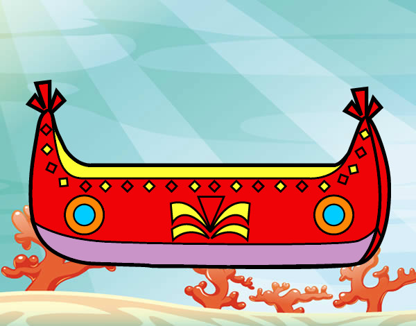 Dibujo Barco de indios pintado por AlvaroGP06