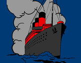 Dibujo Barco de vapor pintado por nestor2000