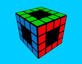 Dibujo Cubo de Rubik pintado por nicolasm