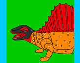 Dibujo Dinosaurio pintado por fgperotti