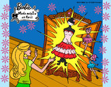 Dibujo El vestido mágico de Barbie pintado por AZULSAFIRA