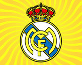 Dibujo Escudo del Real Madrid C.F. pintado por Nataaa