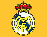 Dibujo Escudo del Real Madrid C.F. pintado por Sergio00