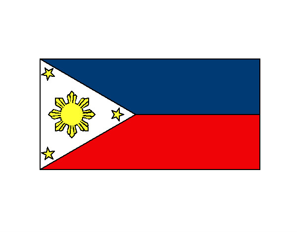La bandera de filipinas