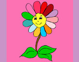 Dibujo Flor feliz pintado por catitaflo