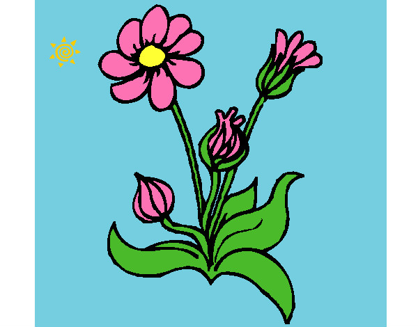 Dibujo Flores 2 pintado por CECY011