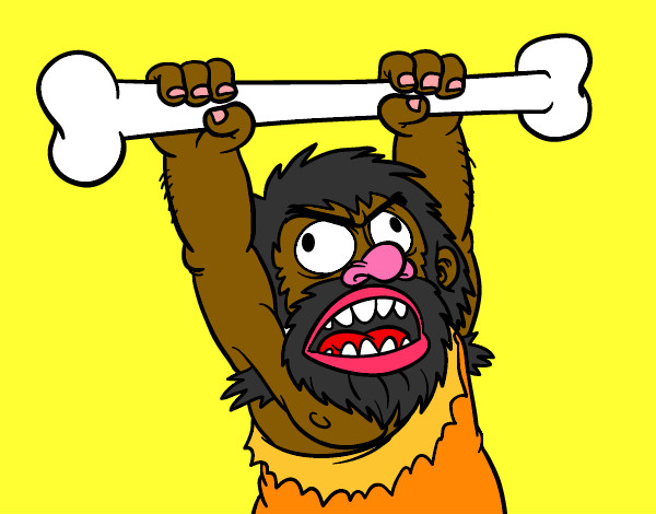Dibujo Homo sapiens enfadado pintado por supermigui