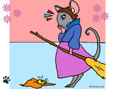 Dibujo La ratita presumida 2 pintado por AZULSAFIRA