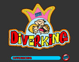 Dibujo Logo Diverking pintado por maxuleo