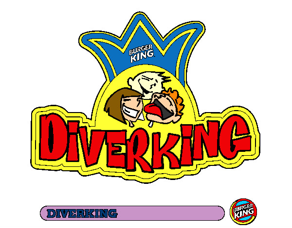 Dibujo Logo Diverking pintado por nathaApont
