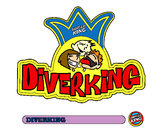 Dibujo Logo Diverking pintado por nathaApont