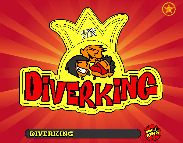 Dibujo Logo Diverking pintado por SERGISELVA