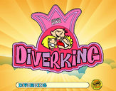 Dibujo Logo Diverking pintado por shoflyveri