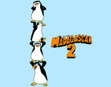 Dibujo Madagascar 2 Pingüinos pintado por mari101