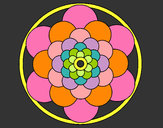 Dibujo Mandala 22 pintado por queyla