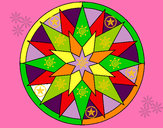 Dibujo Mandala 28 pintado por MARCELAD