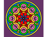 Dibujo Mandala 35 pintado por gilly